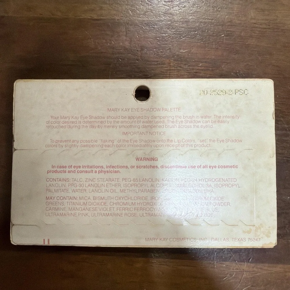 Vintage 1980s Mary Kay Eye Shadow Palette 0476 Great Fashion Blues NOS